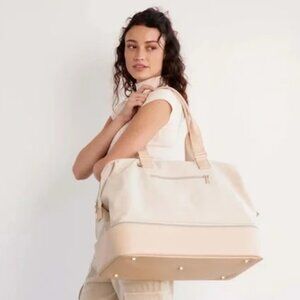 NWT BEIS Weekender Bag in Beige